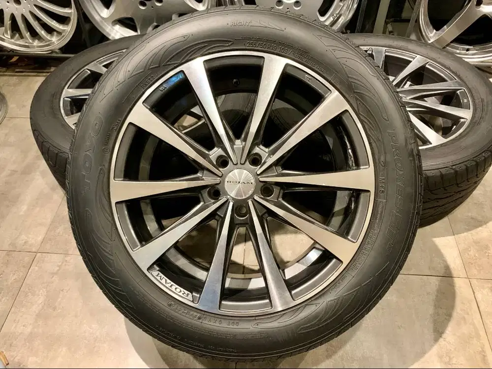 Velg Rojam Slave, R-19, Lebar 8, PCD 5x114 + Ban Bonus