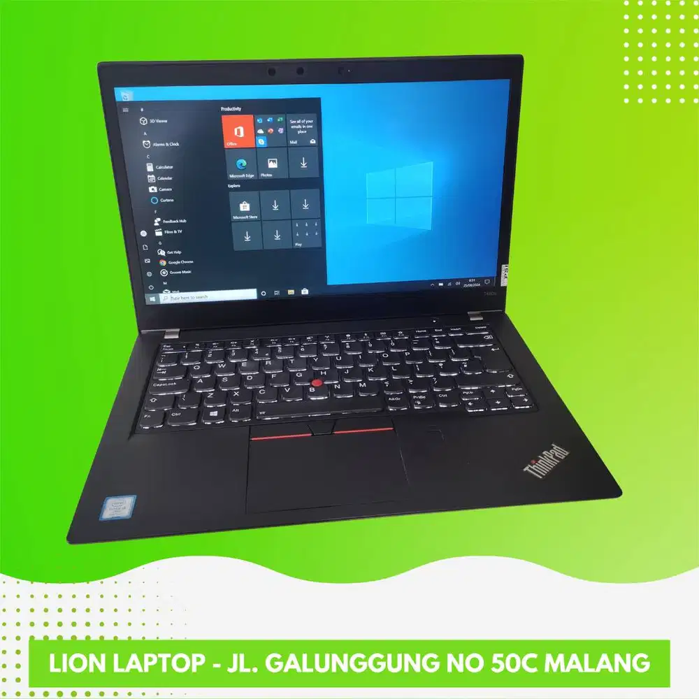 RAM 8GB Core i5 gen 8 Lenovo Thinkpad T480s SLIM [12|05]