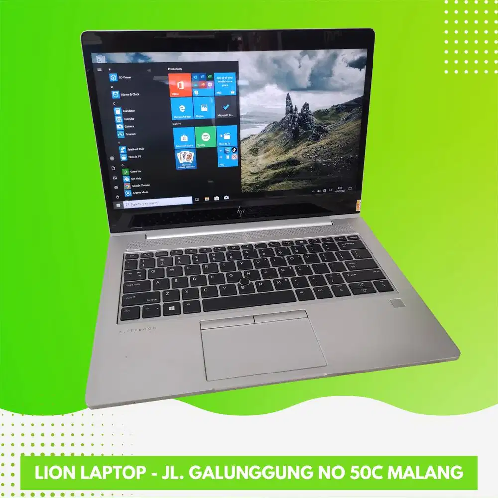 Core i7 gen 8 RAM 8GB Touchscreen Slim HP Elitebook 830 G6 [12|05]