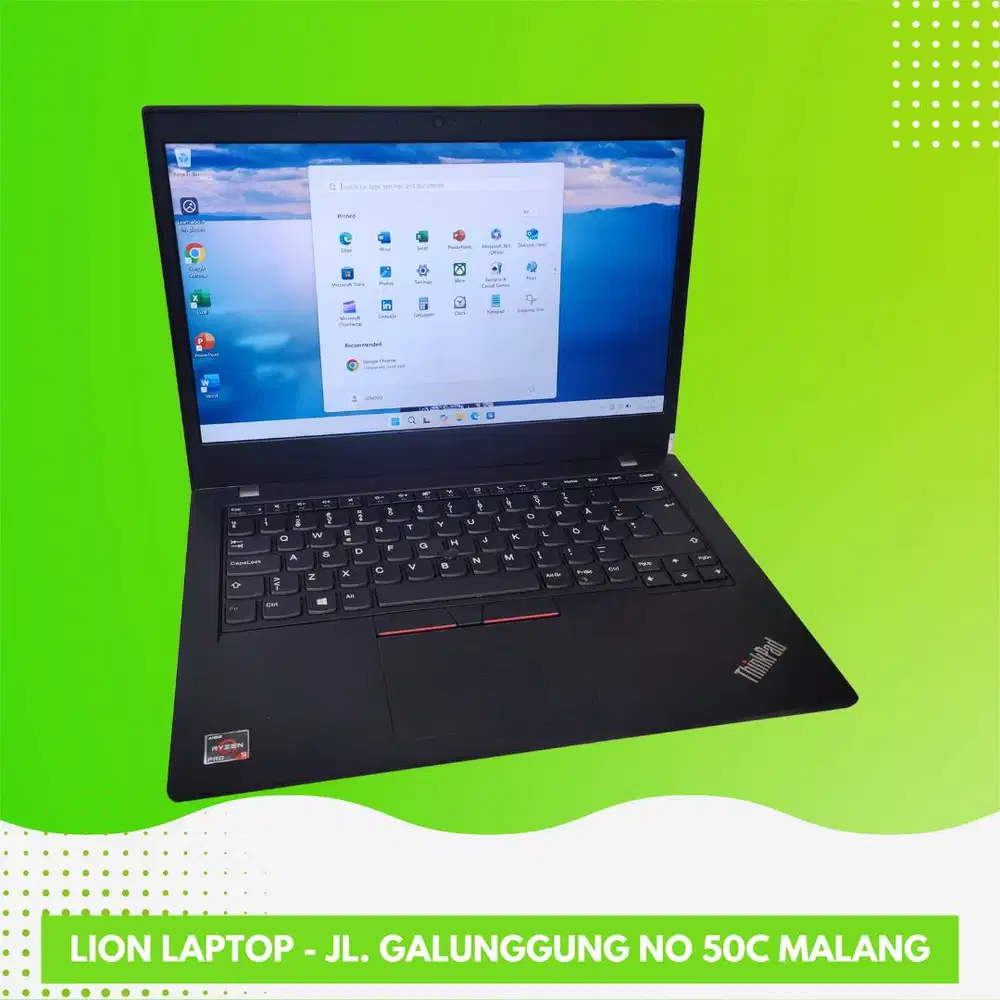 Gaming/Editing AMD Ryzen 5 PRO 8/256 MULUS Lenovo Thinkpad L14 [12|05]