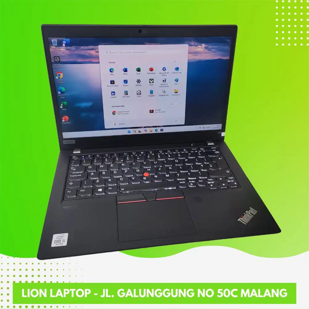 Core i5 Gen 10 slim mulus RAM 8GB SSD 256 Lenovo Thinkpad X13 [12|05]