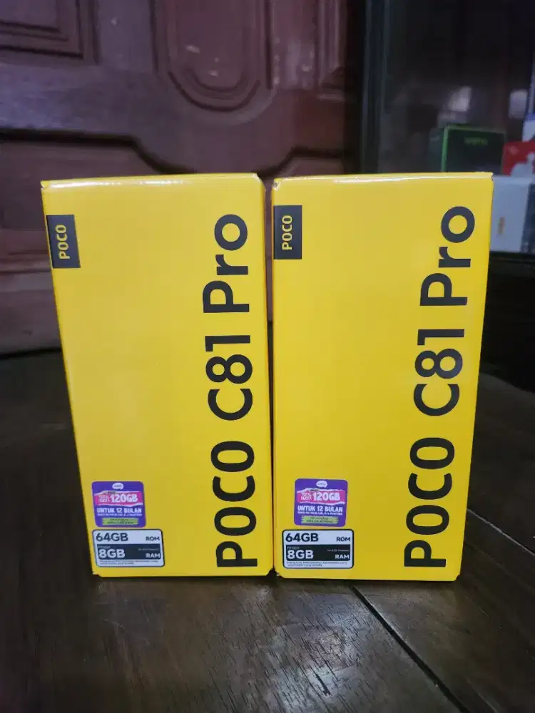 Poco C81 Pro 4GB/64GB Black/Gold Baru