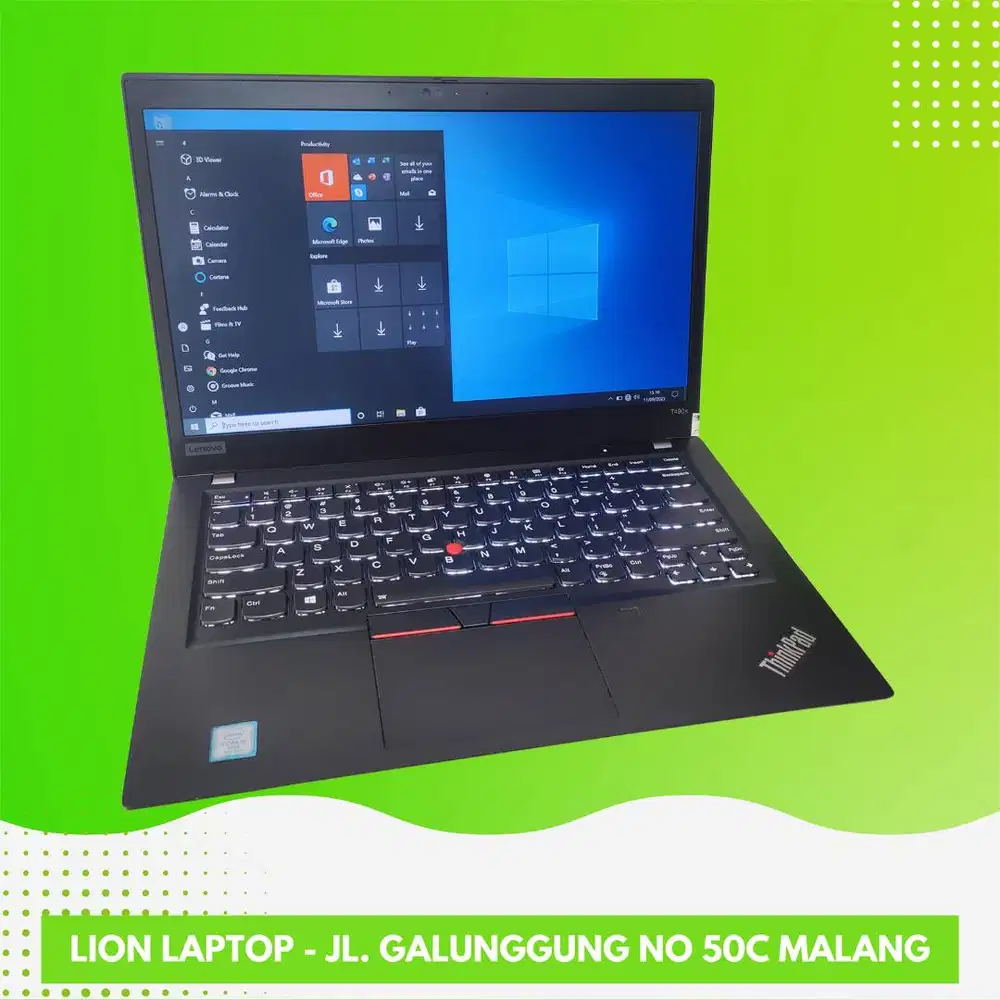 RAM 16GB SSD 512GB Core i5 Slim Lenovo Thinkpad T490s [12|05]