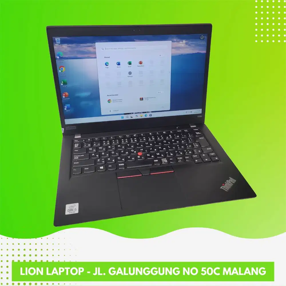 i5 GEN 10 Murah RAM 8GB Lenovo Thinkpad X390 [12|05]