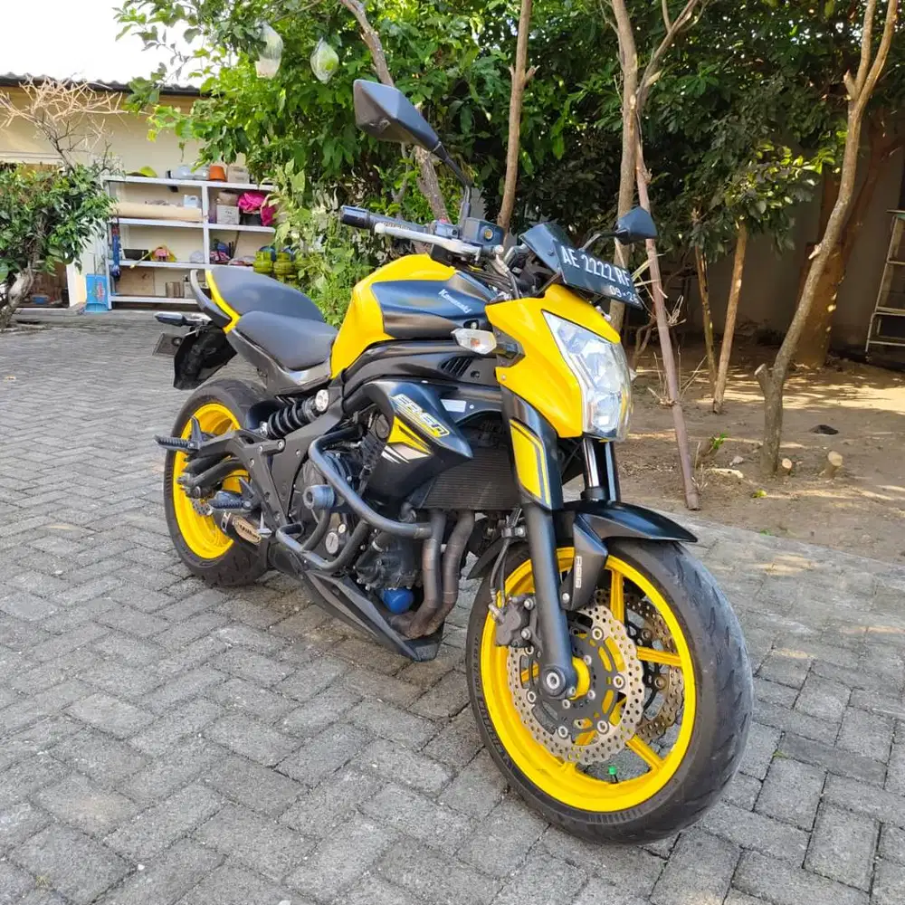 Kawasaki ER6N ABS 2015 Yellow asli (Rare)