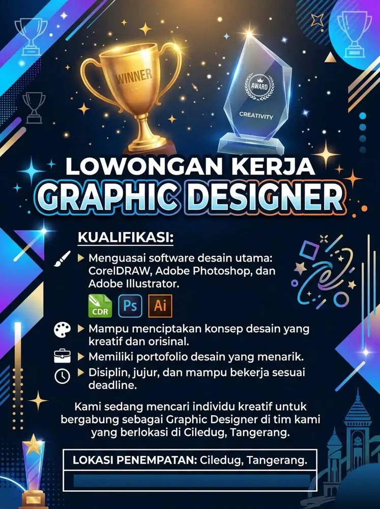 LOWONGAN KERJA GRAPHIC DESIGNER