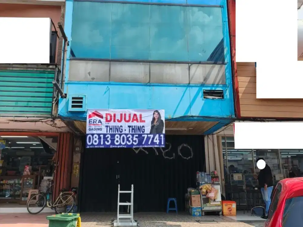Ss.3743 - Murah !! Dijual Ruko Siap Huni 4,5 x 17 di Boulevard Raya Kelapa Gading Hadap Tenggara