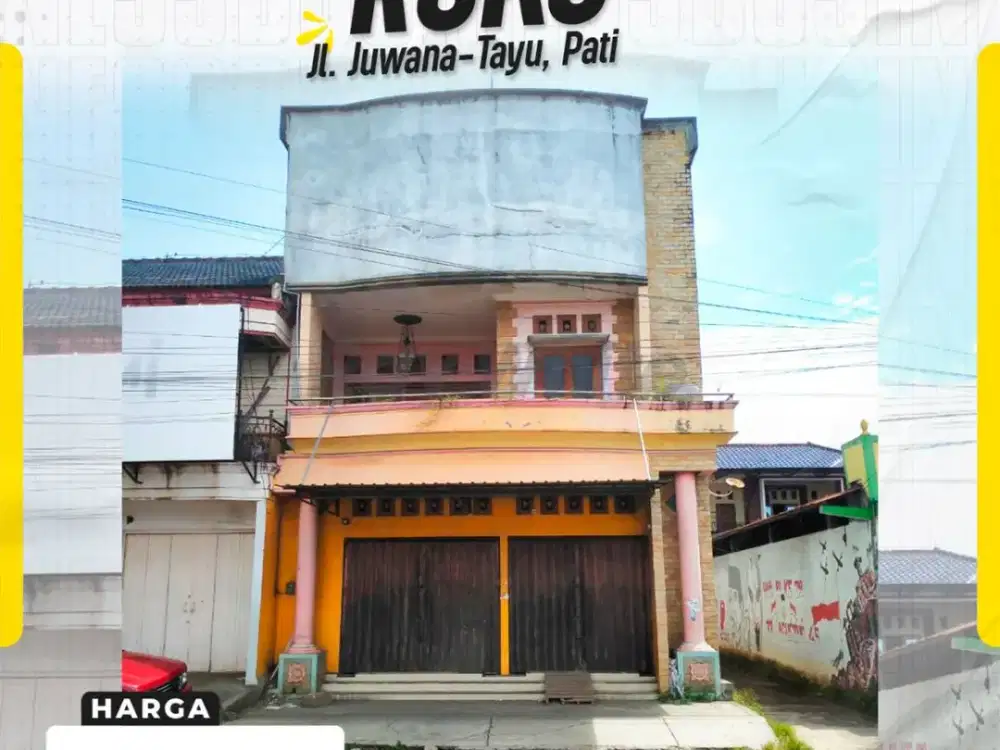 Dijual Ruko 2Lantai tepi jalan Utama Strategis di Margoyoso pati