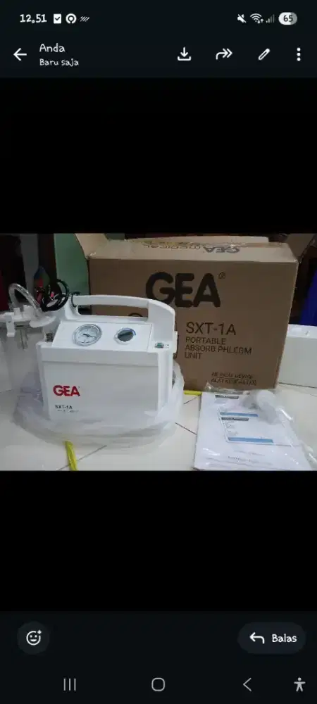 Mesin Vakum Hisap Elektrik GEA 3 Bulan Dus Lengkap Cibiru