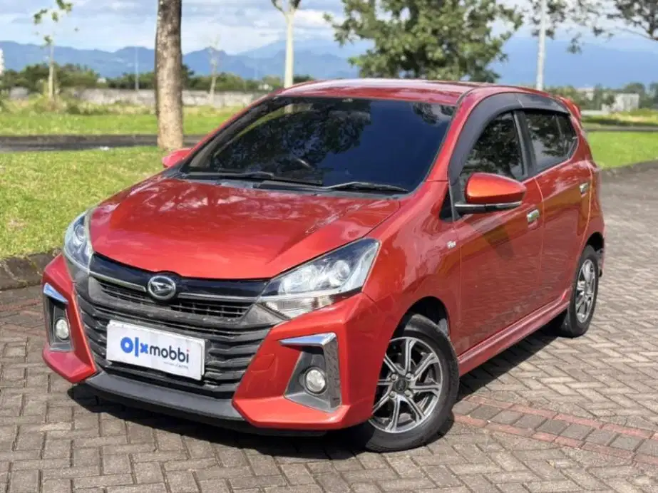 Pajak Panjang Daihatsu Ayla 1.2 R Bensin-AT 2020 Orange LAEX