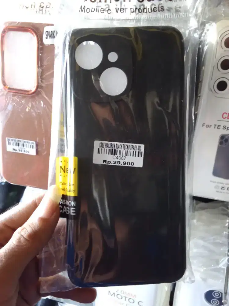 CASE MACARON BLACK TECNO SPARK 40C ATLANTIS DASYAT