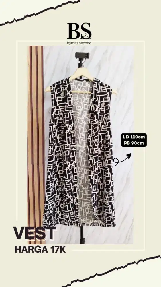 Vest Rompi Wanita Termurah