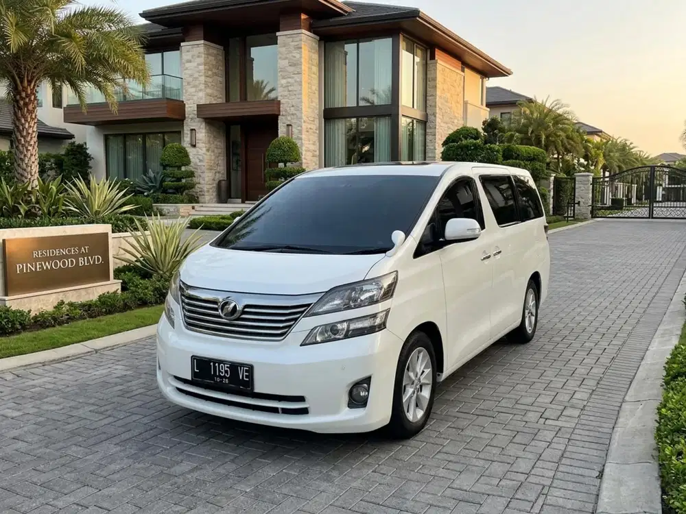 Vellfire V 2.4 Automatic Istimewa Pol Liat Pasti Suka