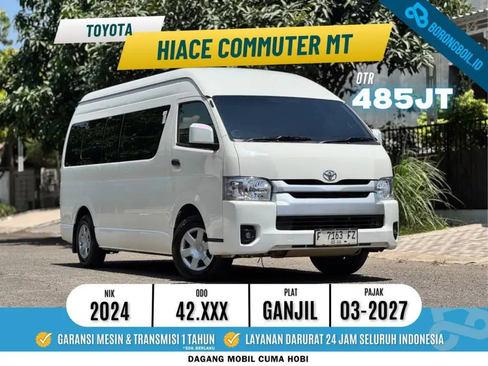 Hiace Commuter MT 2024 Putih