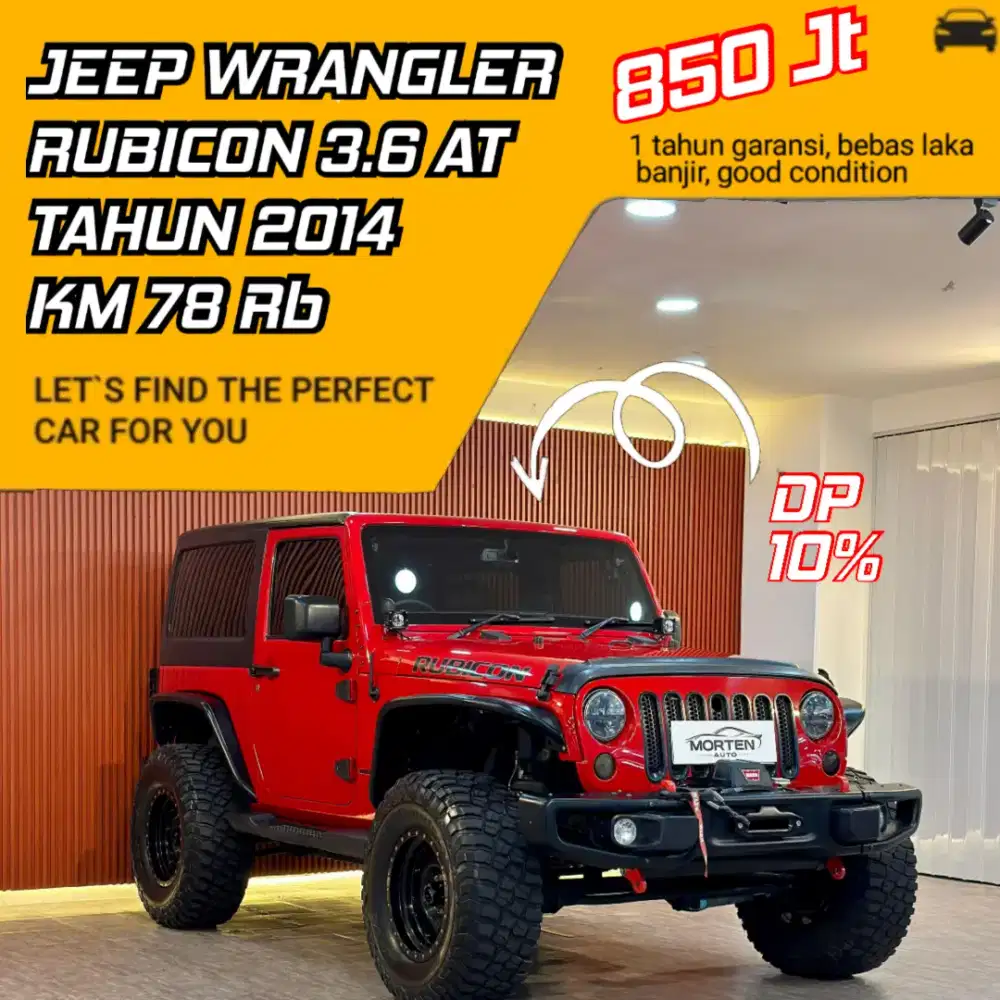 Jeep Wrangler JK Sport short 3.6 AT Tahun 2014