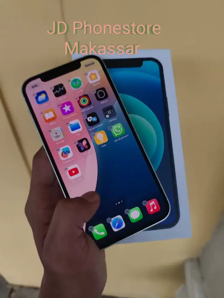 iPhone 12 Green(hijau telur asin) 128GB ex inter