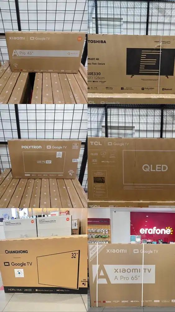 SMART TV READYY ( TCL, Samsung,Xiaomi,Thosiba,changong,polytro)