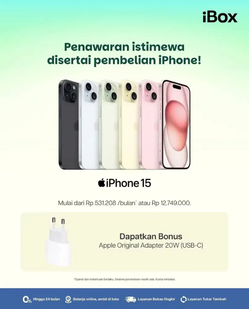 PROMO CICILAN IPHONE 15 128GB