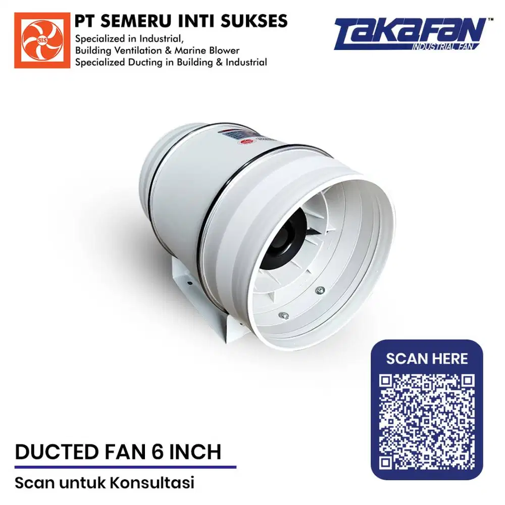 Ducted Fan ukuran 6 Inch
