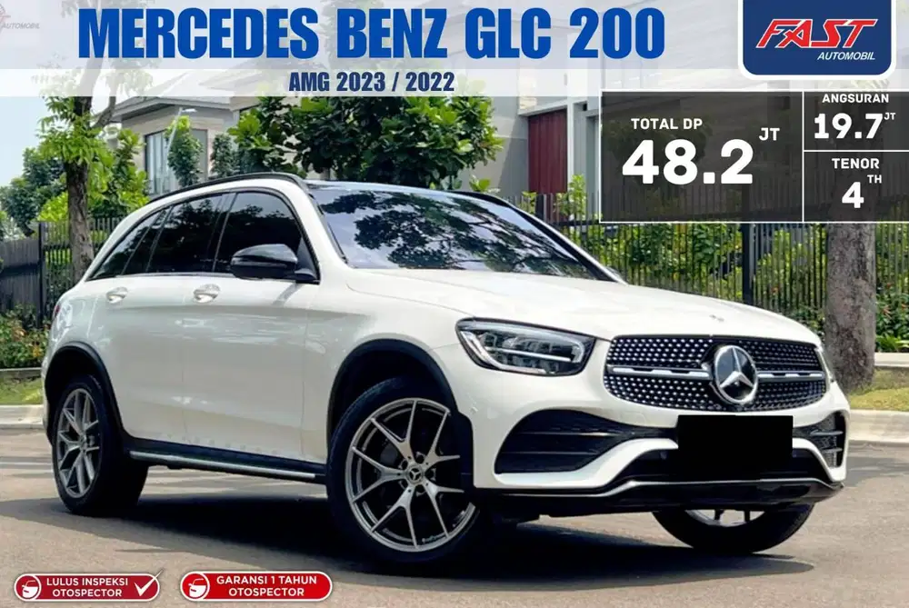 MERCEDES BENZ GLC 200 AMG 2023 / 2022 PANORAMIC WARRANTY FREE SERVICE