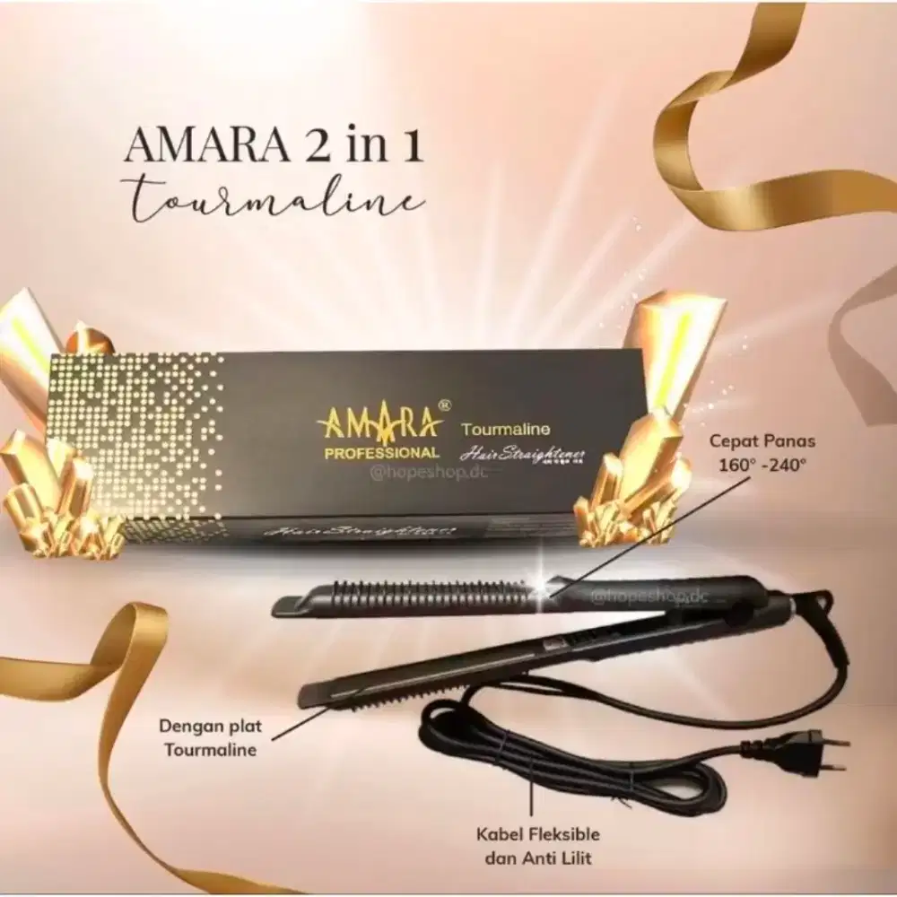 Catok AMARA 2 IN 1 ORIGINAL harga asli 250rb diskon jd 150rb