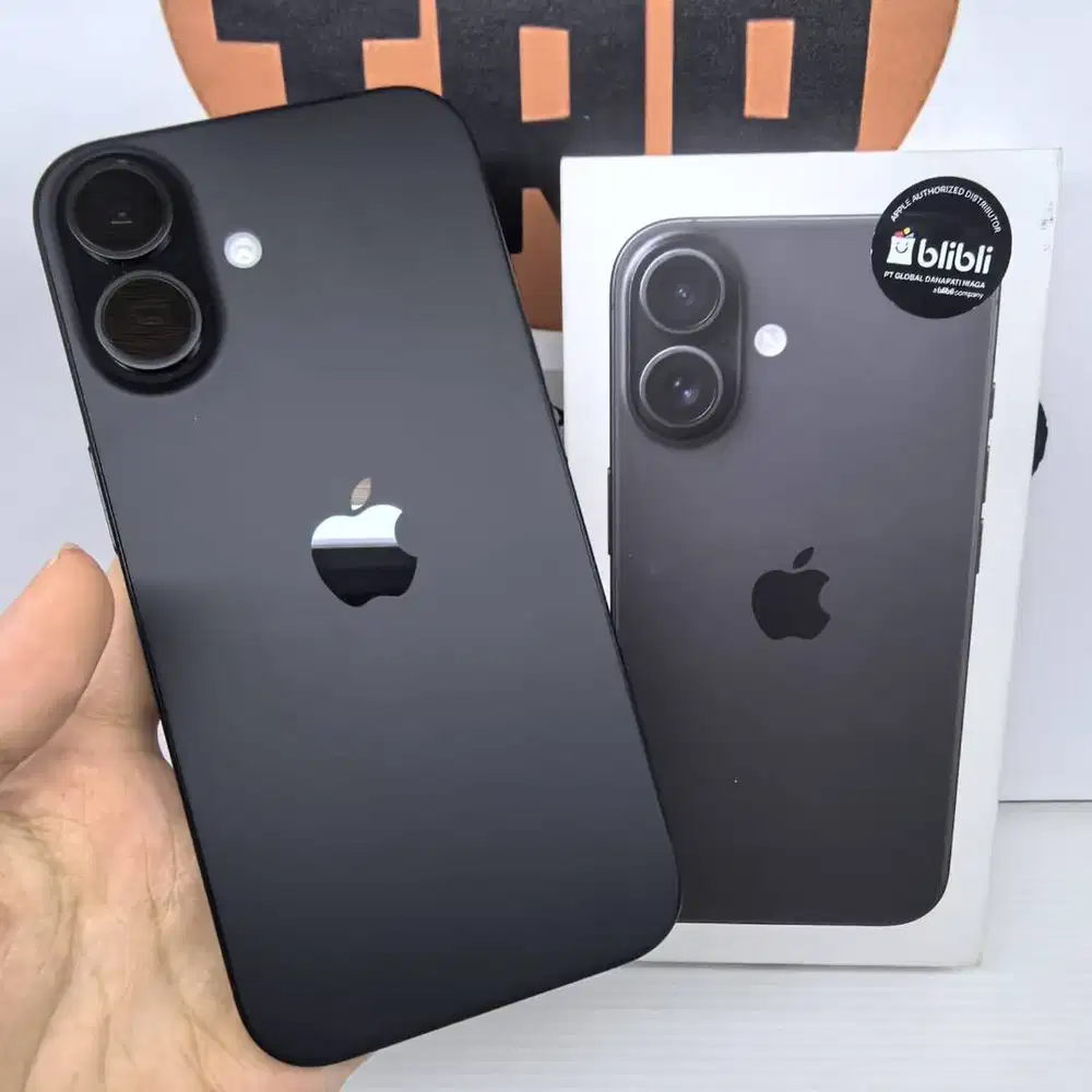 Apple iPhone 16 128gb BH100 Black EX IBOX Fullset Garansi ON