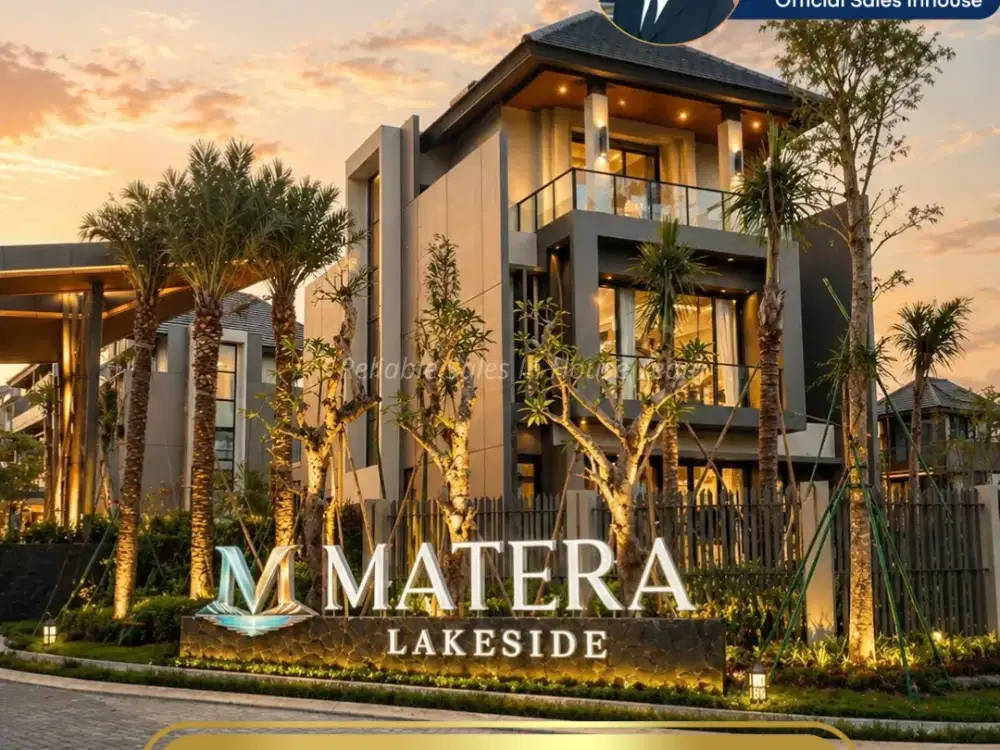 Dijual Rumah View Danau Gading Serpong Matera Lakeside
