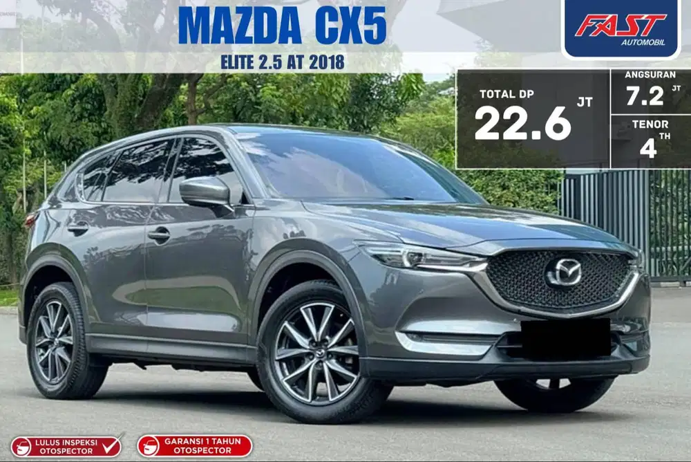 MAZDA CX5 GT 2018 2.5 AT SUNROOF KM.81RB RECORD & PAJAK PANJANG