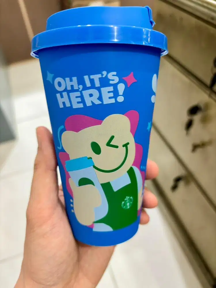 Tumbler Starbucks Ukuran Grande Edisi Smiley