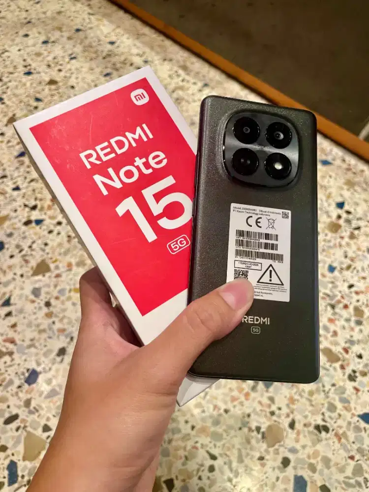 Redmi Note 15 5G 8/256 gb like new garansi panjang