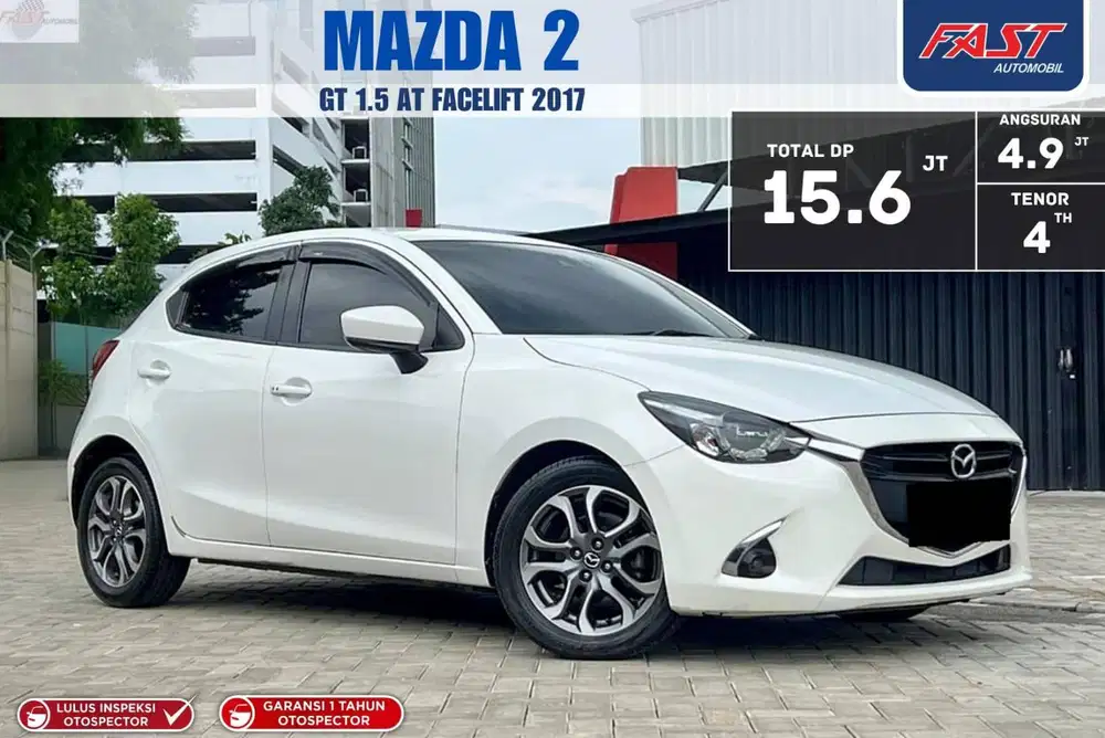 MAZDA 2 GT 2017 FACELIFT 1.5 AT LOW KM.53RB & TANGAN PERTAMA