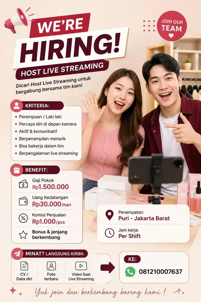 Di Butuhkan Host Live