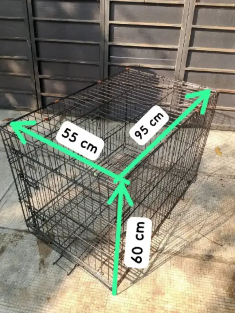 Kandang hewan besi lipat