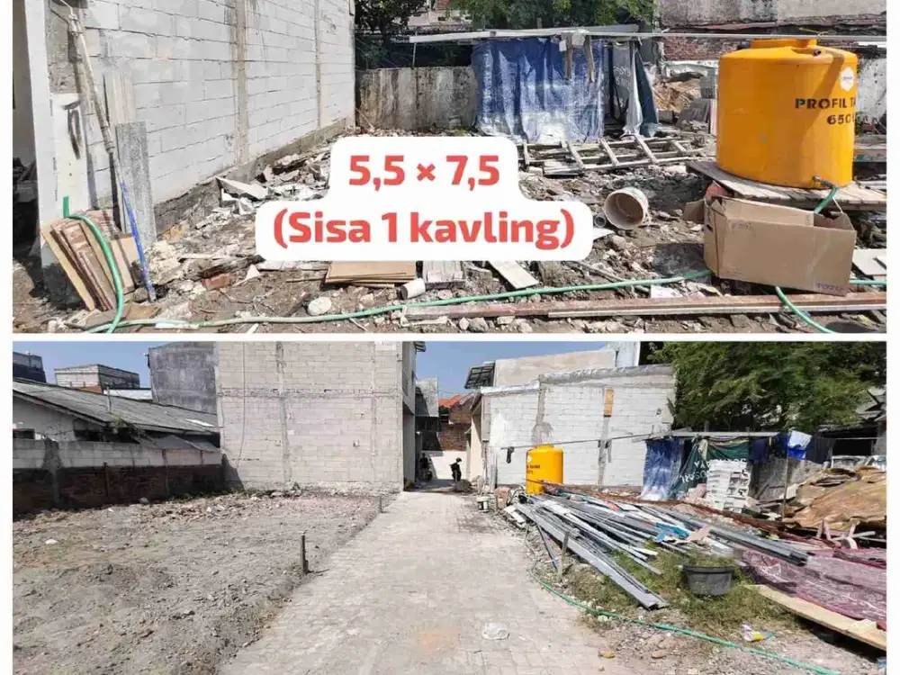 TANAH KAVLING SUDAH URUG SISA 1 UNIT DI KENDANGSARI RUNGKUT INDUSTRI