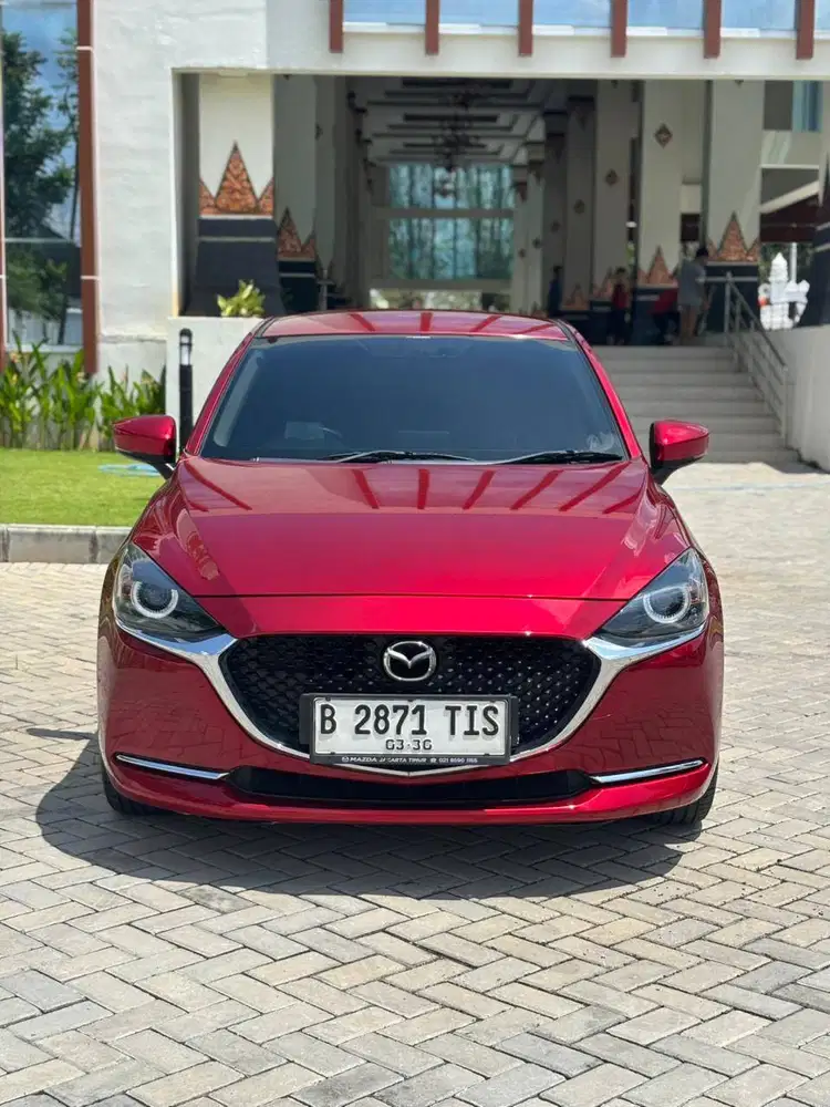 DP 25 JUTA DIJUAL MAZDA 2 GT SKYACTIVE 2020 MATIC WARNA FAVORITE MERAH