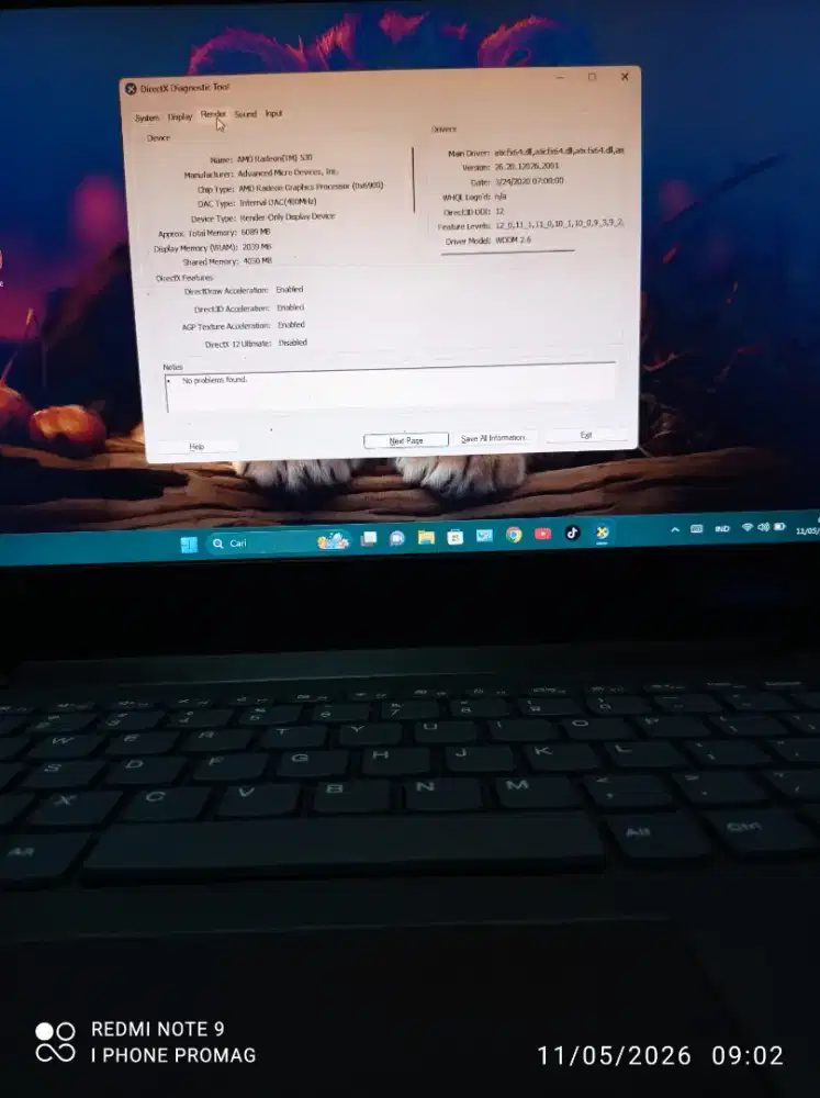Laptop lenovo ideapad 330 core i5 gen 8