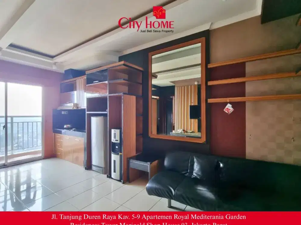 Disewakan Apartemen 2 BR Furnished di Mediterania Garden Residences 2 Tanjung Duren Jakarta Barat