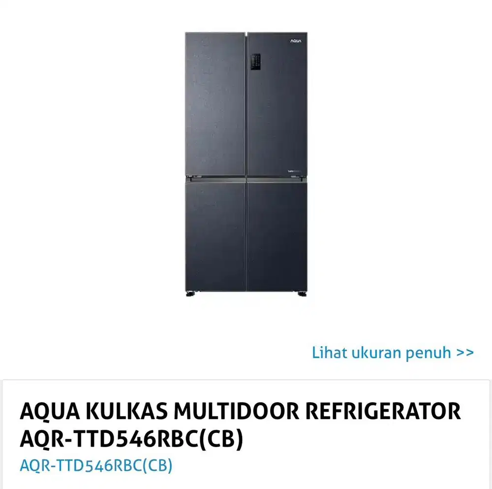 KULKAS AQUA MULTIDOOR AQR TTD546RBC