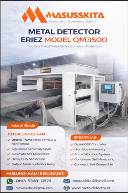 DIJUAL METAL DETECTOR ERIEZ QM3500 – INDUSTRIAL by MASUSSKITA