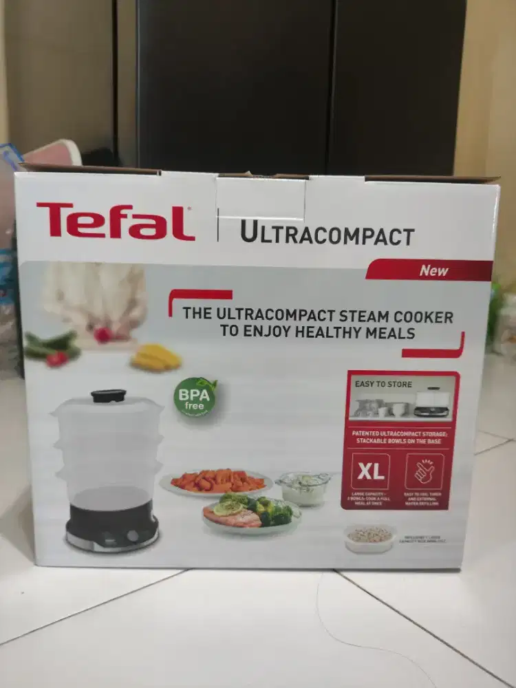PENGUKUS ELEKTRIK TEFAL STEAMER ULTRA COMPACT