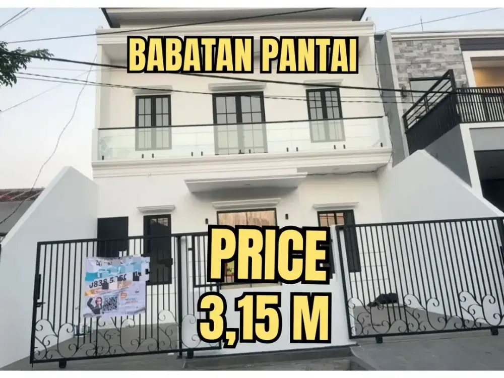 ‼️BARU GRESSS‼️ RUMAH BABATAN PANTAI SUTOREJO KENJERAN MULYOREJO, LEBAR 9. DEKAT MERR, RS. MITRA KELUARGA, MALL, Dsb