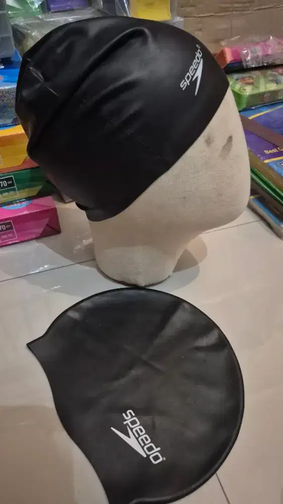 Topi renang penutup kepala berenang speedy