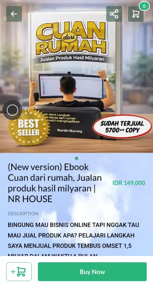 Dapet cuan dari rumah