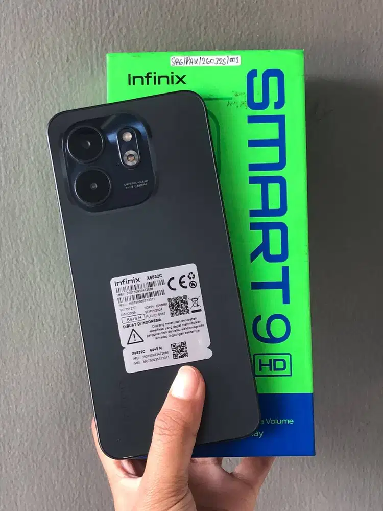 INFINIX SMART 9 3+3/64GB HP + DUS MURAH