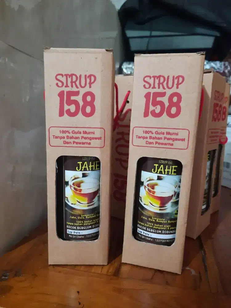 Sirup jahe herbal alami