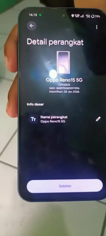 OPPO Reno 15 5G Ram 12/256