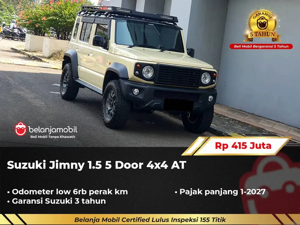 [ LOW KM 6RB ] Suzuki Jimny 1.5 5 Door 4x4 AT 2025/2026