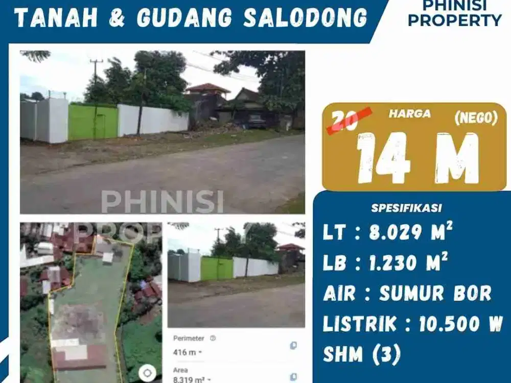 Tanah dan Gudang