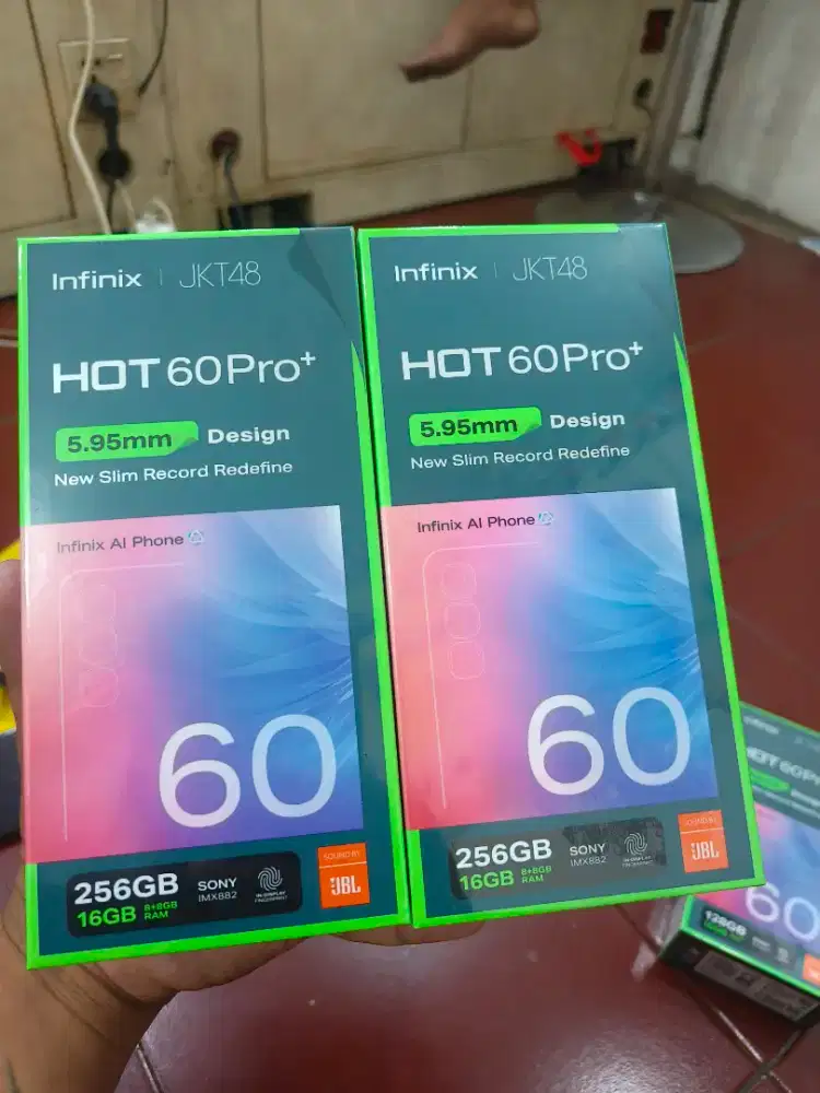New Infinix hot 60 pro plus ram8/256 garansi resmi 1 tahun