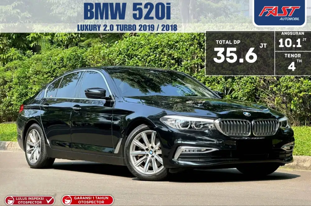 BMW 520i LUXURY 2019 / 2018 G30 KM.73RB PAJAK PANJANG
